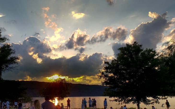 Cayuga Lake Sunset @ Ithaca Reggae Fest 2019