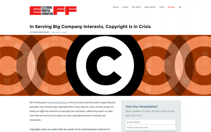 In Serving Big Company Interests, Copyright Is in Crisis