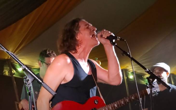 Kevin Kinsella /w members of John Brown's Body @ BBQ VI